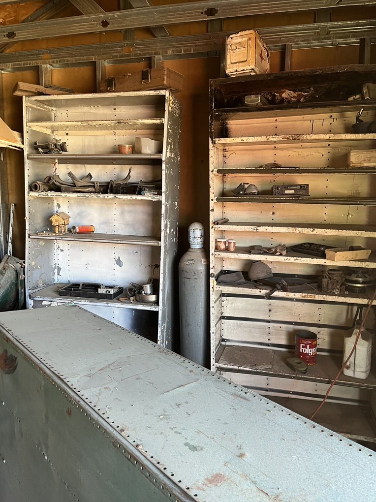 Heavy Metal Shelves For Garage Or Scrap