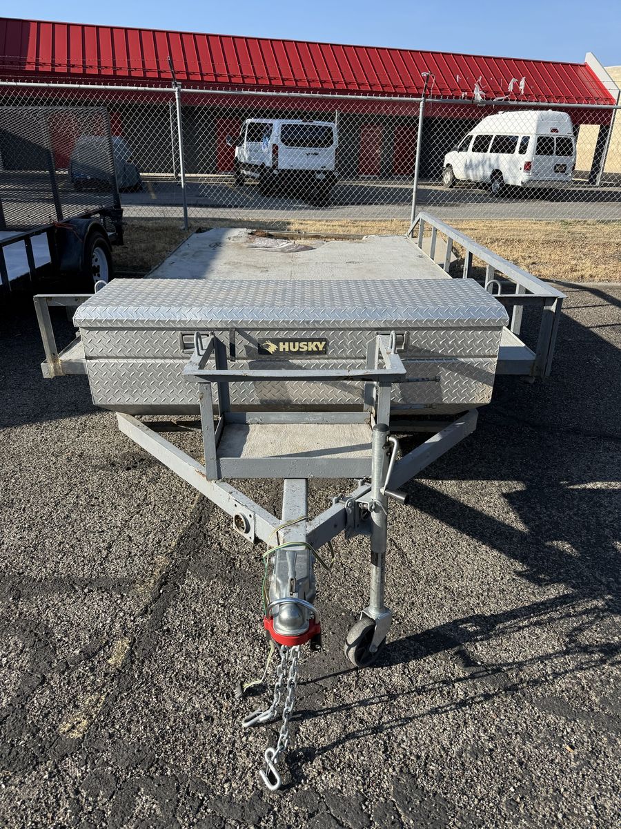 8 x 13 flatbed utility trailer