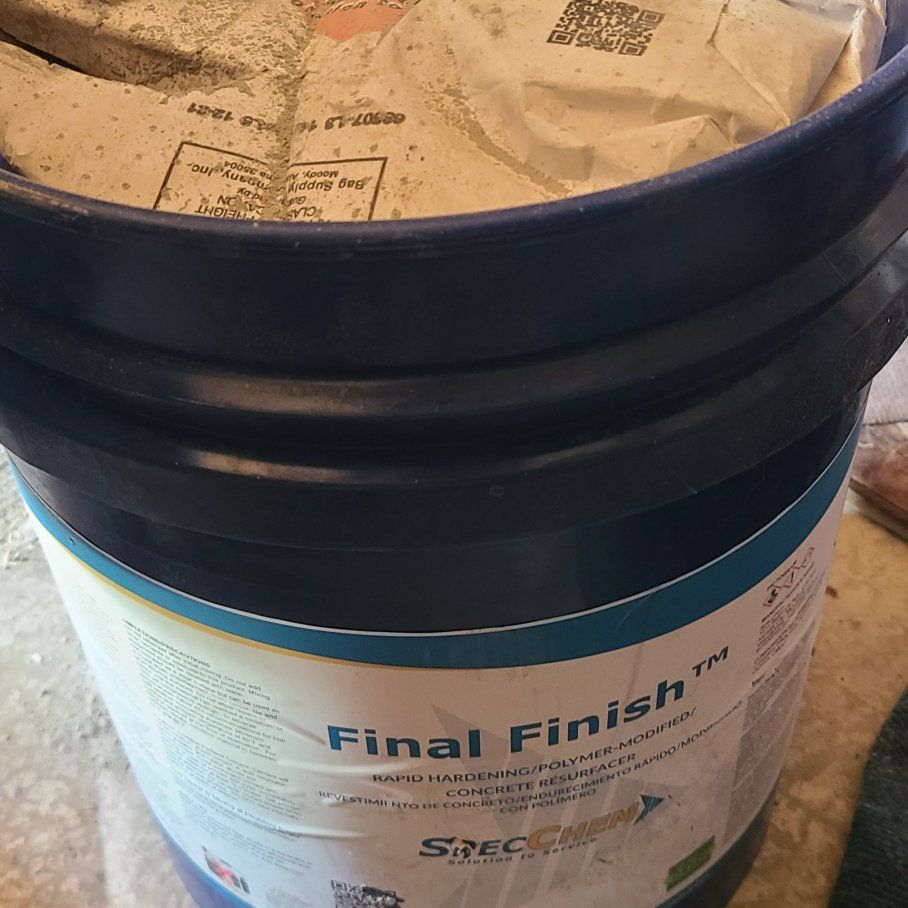 spec Chem final finish concrete resurfacer