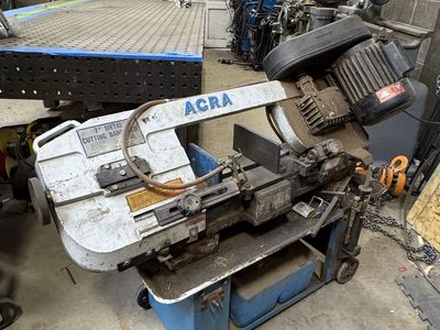 ACRA 7" Metal Cutting Bandsaw with Rolling Stand