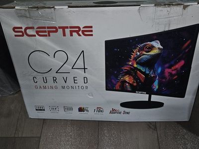 Sceptre C24 23.6" 1080p 110Hz Curved Gaming Monitor with Adaptive Sync