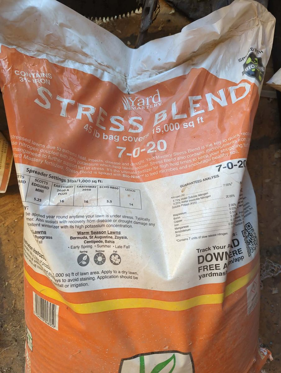 Yard Mastery Stress Blend Fertilizer, Humic12, Rgs, Air-8, Microgreen