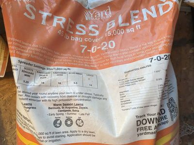 Yard Mastery Stress Blend Fertilizer, Humic12, Rgs, Air-8, Microgreen