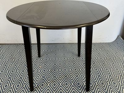 Side Table-36" With Adjustable Hinged Leaves