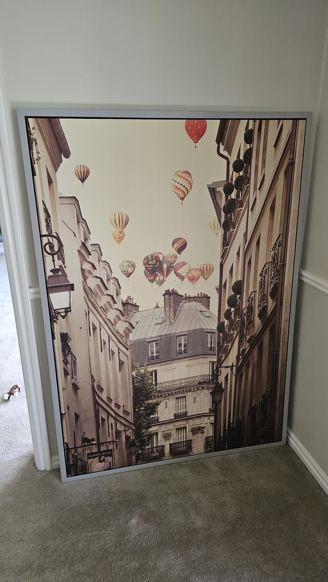 Paris/Hot Air Balloon Art