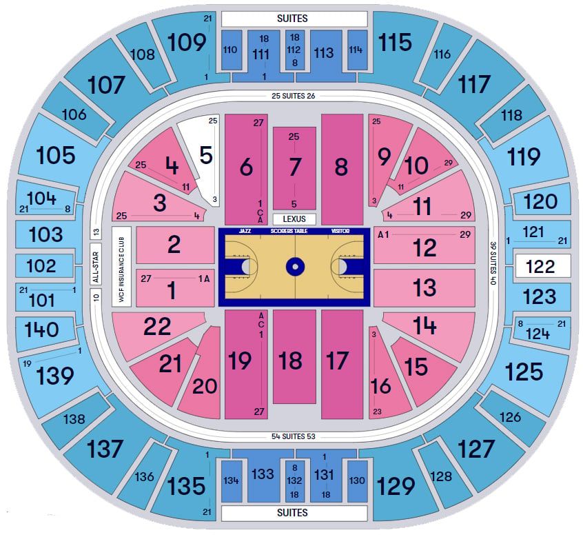 2 tickets Utah Jazz vs BUCKS this Thursday March 19th