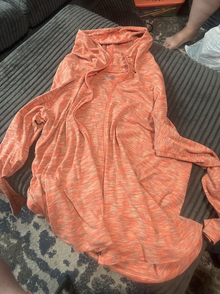Columbia Sportswear Full-Zip Hooded Jacket Coral Marled Size 2X