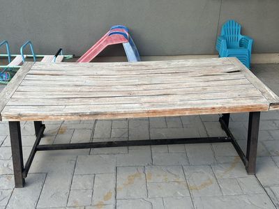 Outdoor dining table