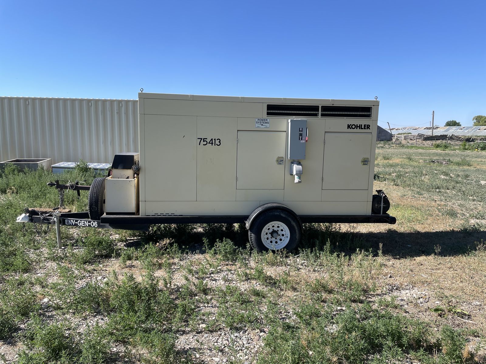 KOHLER - Portable 81KW Generator - Diesel