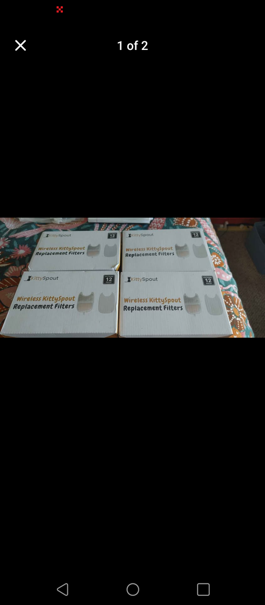 Kitty Spout Replacement Filters for Water System -Sets of 12