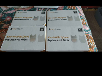 Kitty Spout Replacement Filters for Water System -Sets of 12