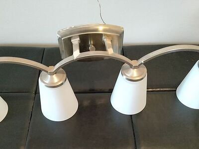 Mirror Vanity Lighting 4 Lights, Used