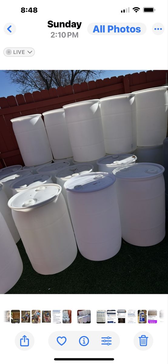 30 gallon Non-Food Grade Barrels