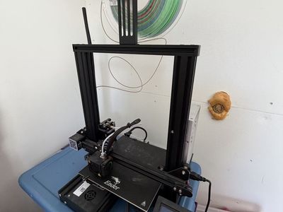 Creality Ender 3 V2 3D Printer - Used with Filament Spool