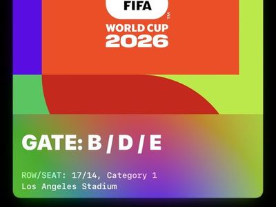 FIFA World Cup 2026 Ticket: Turkey vs. USA, C115 Club Access, SoFi Stadium, June 25