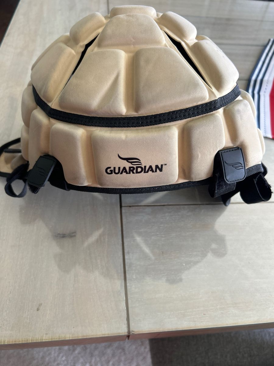 Guardian Cap Soft-Shell Helmet Cover for Football & Lacrosse - One Size Fits All Tan