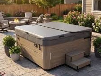 BRAND NEW HEAVY-DUTY INFLATABLE HOT TUB COVERS IN STOCK