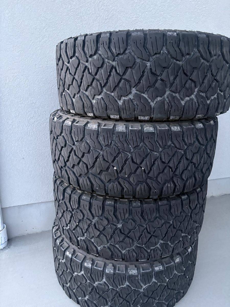 Kenda Klever R/T LT285/55R20 Triple Threat Sidewalls All-Terrain Tires (4) Used