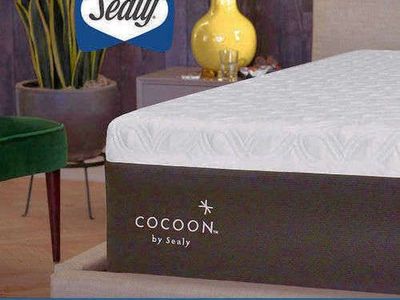 Sealy Cocoon 12" Inch Hybrid Cooling Queen, King, and Cal King Mattresses 801-624-6790 (Twin, TwinXL, Full, Double, Mattress)