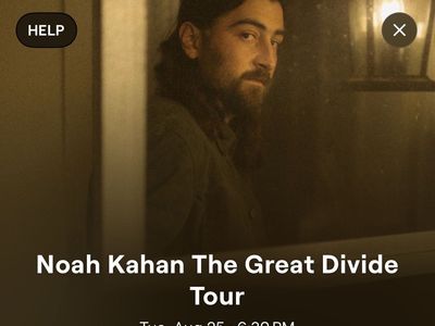 Noah Kahan - Floor B - Row 6 - 2 Tickets