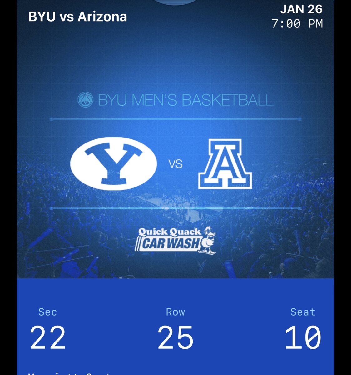 BYU Arizona Tickets