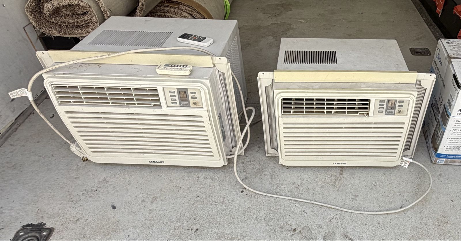 Samsung Window AC Units - 2 Units, Remote Control Included
