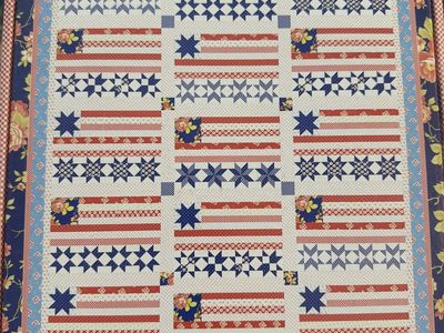 Moda Catalina Fig Tree & Co. KIT20370 Americana Quilt Kit - New, Unopened