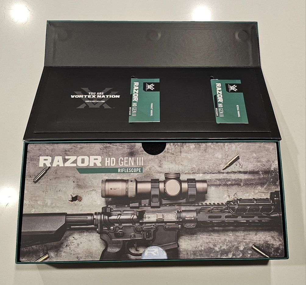 Vortex Razor HD Gen III Riflescope - New in Box with Manuals