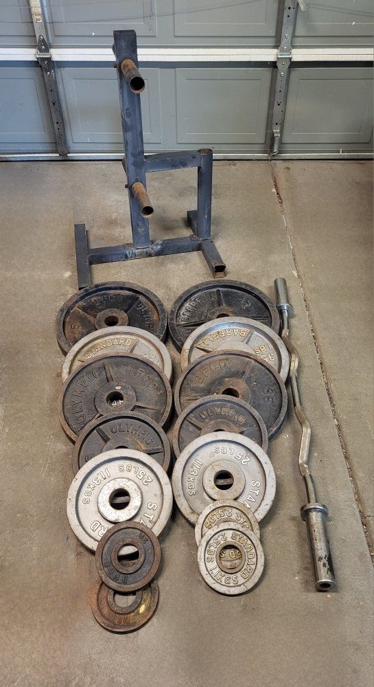 Olympic weights 340 pounds