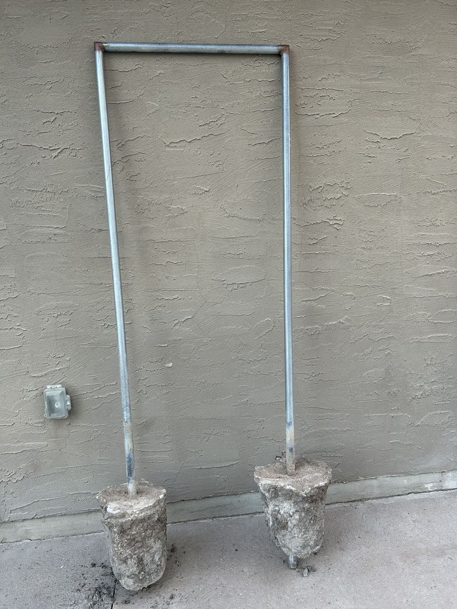 Built in gymnastics bar for playground tumbling garden etc