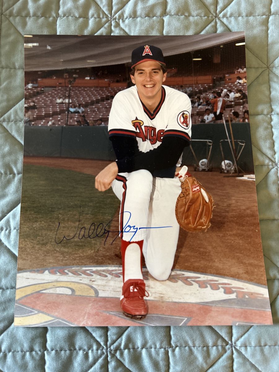 Wally Joyner Auto BYU 8x10 Hand Signed Photo MLB