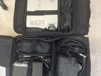 Seminar/Presentation kit includes Projector with Shure SCM262 Mixer & Audio-Technica ATW-R310 Wireless System