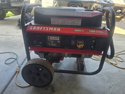 Craftsman 6000 Running / 7500 Starting Watt Portable Gas Generator with CO Alert