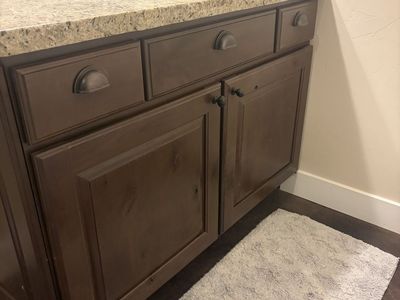 48 inch vanity with granite countertop, Undermount sink and faucet