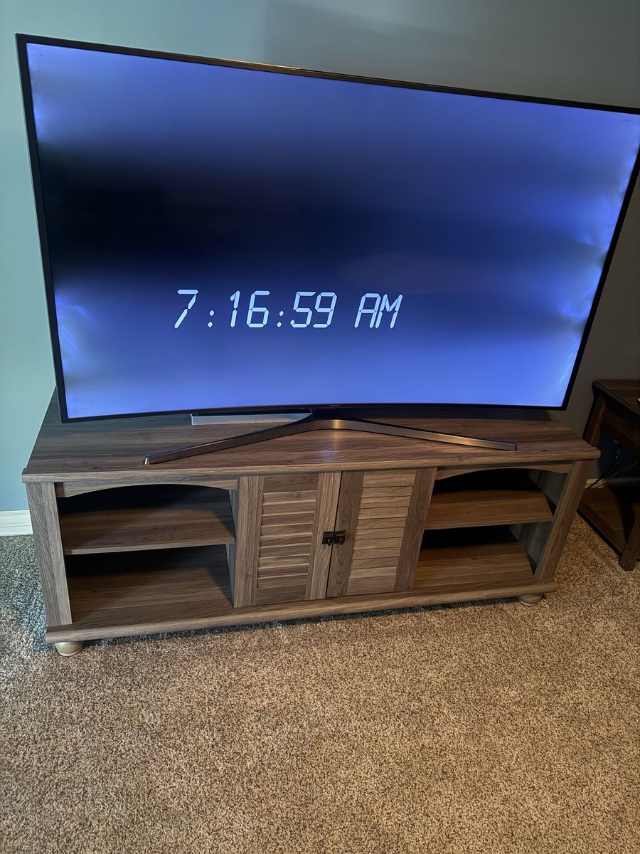 Wooden TV stand