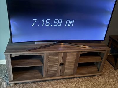 Wooden TV stand