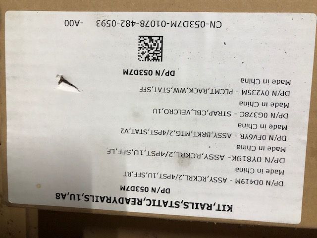 Kit, rails, static, readyrails, 1U, A8