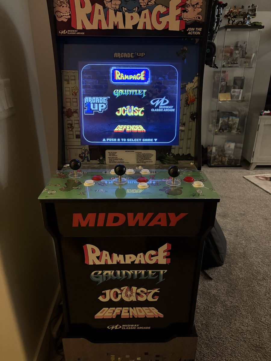 Arcade1up Rampage cabinet