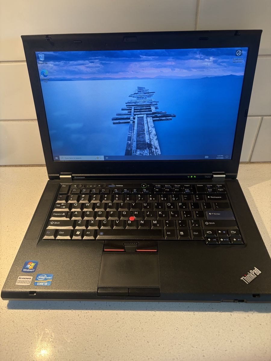 Lenovo ThinkPad T420 i5 Windows 10 Pro Laptop 4GB RAM 320GB Drive WiFi Bluetooth