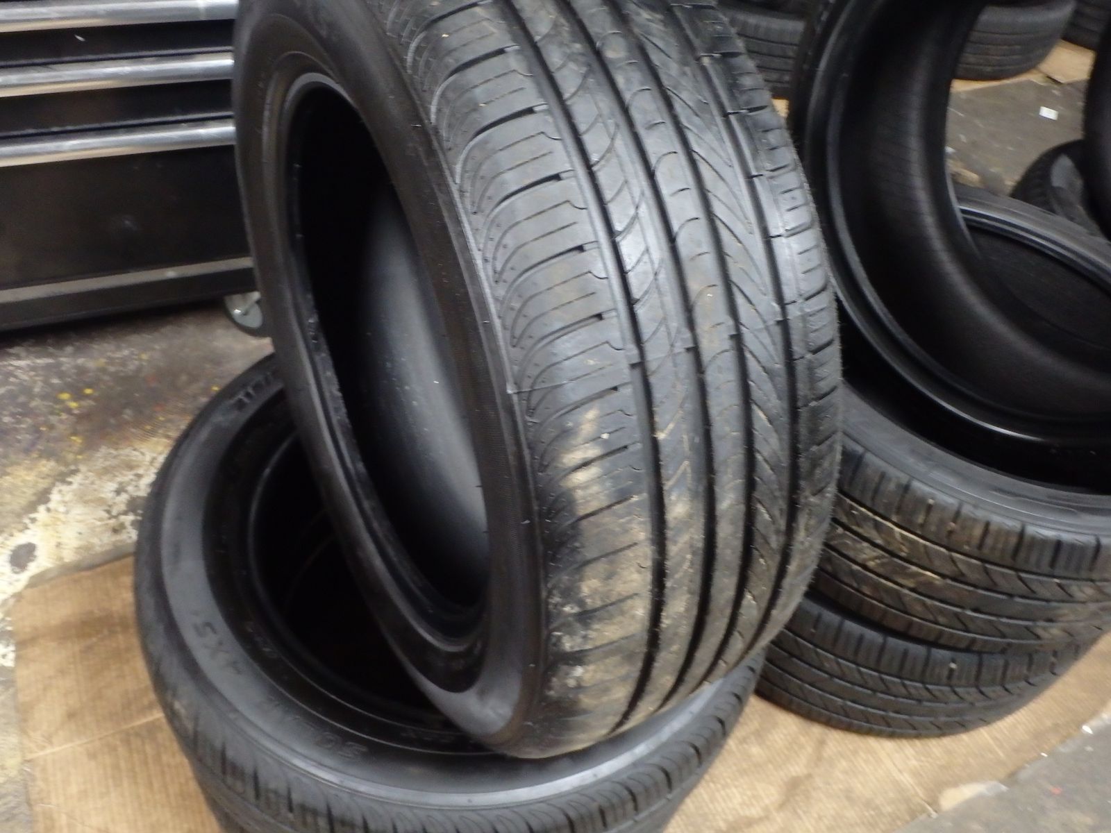 215/55R16 SOLAR 4XS PAIR OF TWO USED TIRES