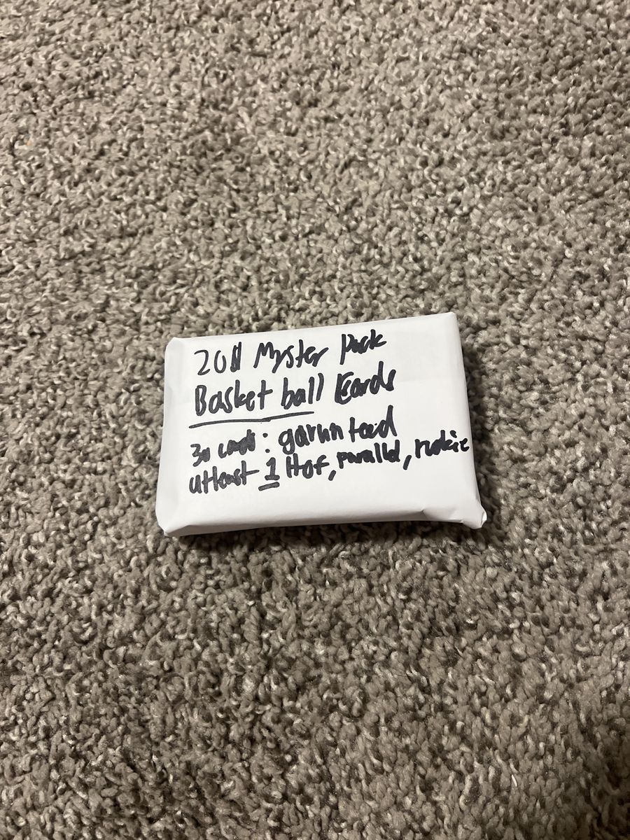 Mystery Basketball Card Pack - 30 Cards: 1 HOF, Parallel, or Rookie Guaranteed