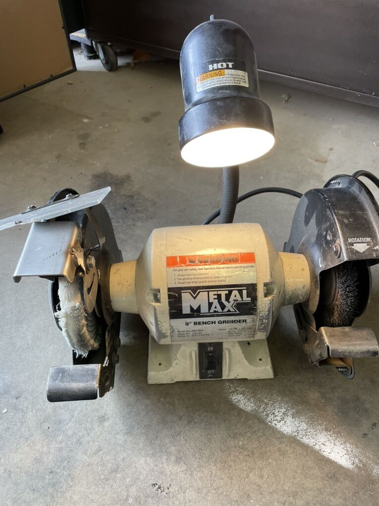 Bench Grinder 8 Metal Max