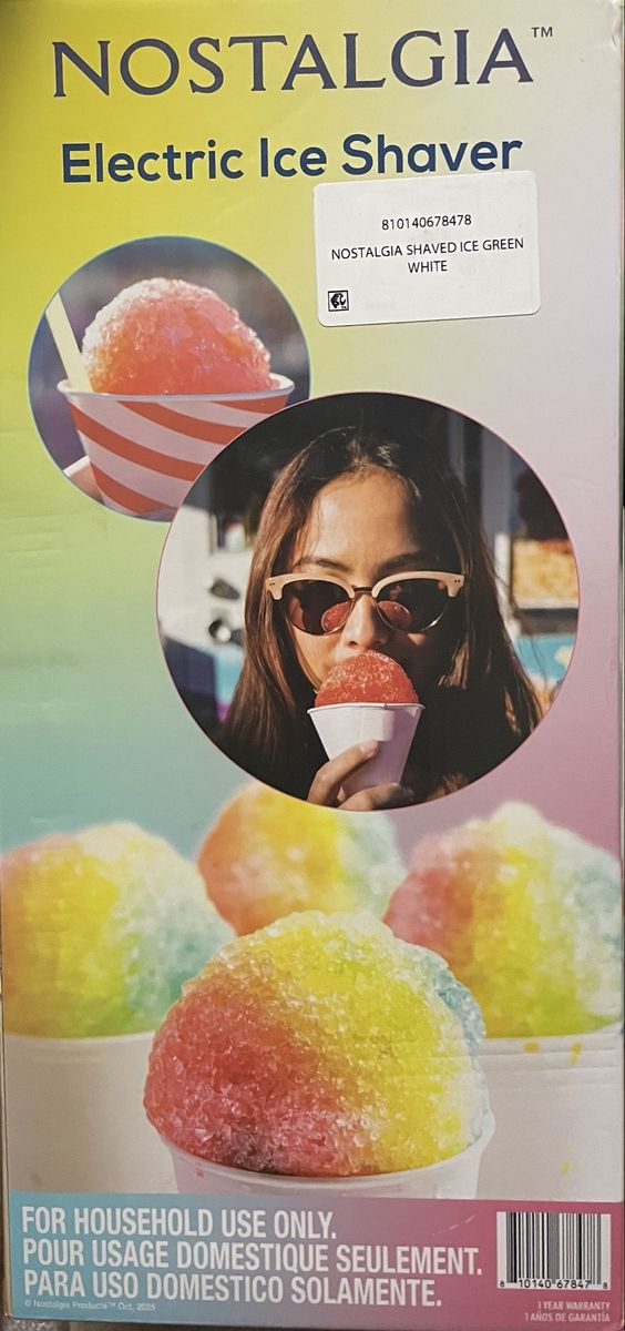 Electric Ice Shaver Snow Cone dessert treat