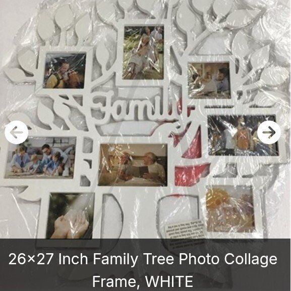 Family Tree Picture Frame 26" x 27" (NEW)
