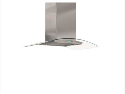30” Arietta Tempered Glass and Stainless Steel Range Hood