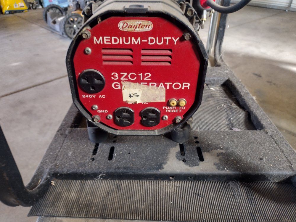 Dayton generator with 9HP briggs