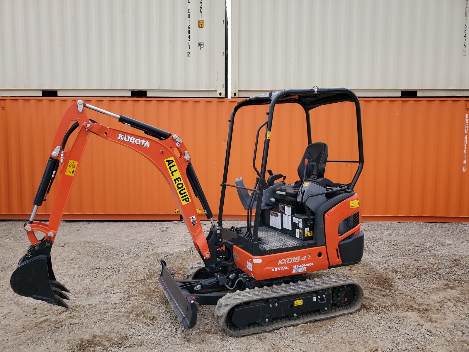 Kubota KX018 Mini Excavator for Rent