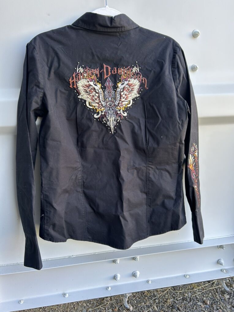 Genuine Harley Davidson Womens Long Sleeve Med