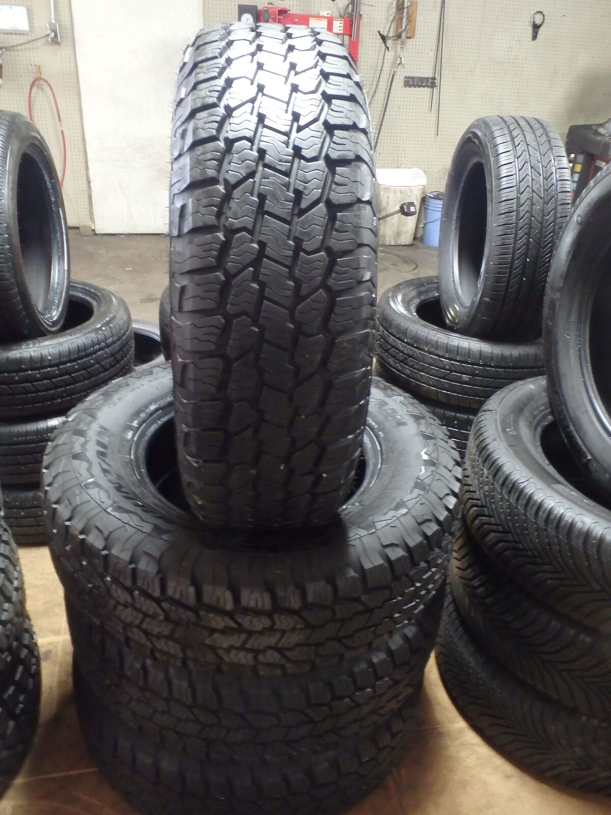 265/7017 ROCKY MOUNTAIN ALL TERRAIN SET OF USED TIRES