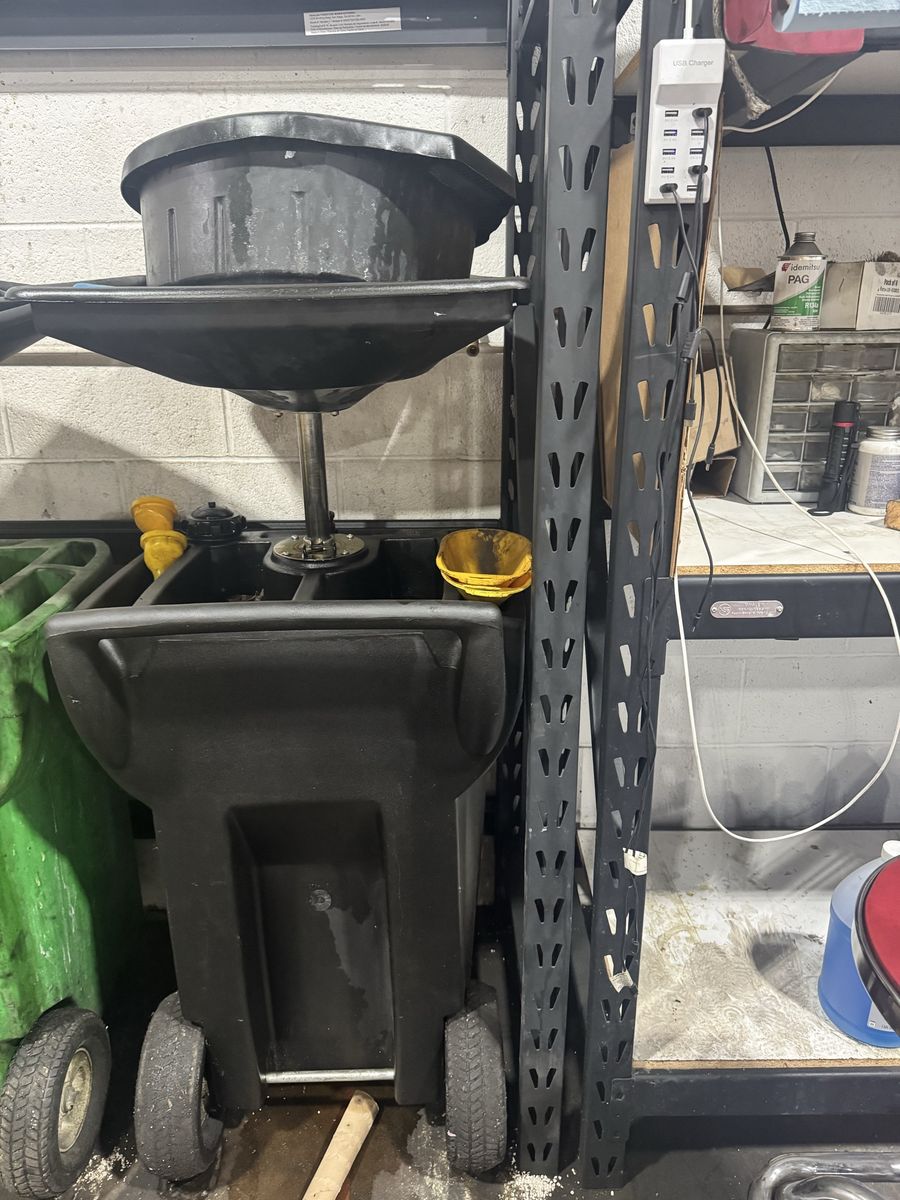 Oil drain and coolant drain